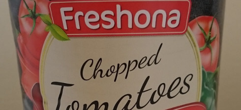 Freshona Chopped Tomatoes with Basil